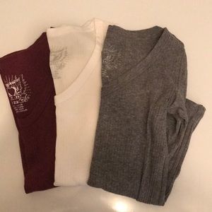 Aeropostale Long Sleeve Shirts (3)